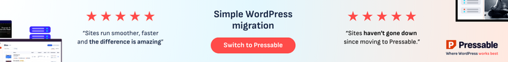 Pressable’s proud to sponsor The Repository—Because of that here’s an exclusive to readers only, $20 off Pressable's "Build" plan with code: REPOSITORY5. Sign up by March 30, 2025.