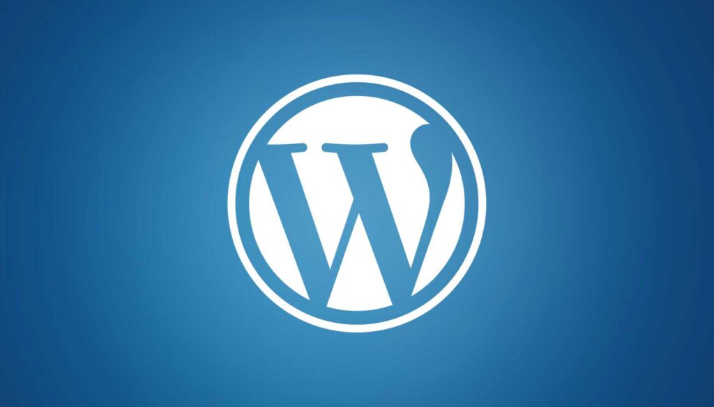 A circular logo featuring the letter "W" in a stylized font, surrounded by a white outline. The background is a gradient of blue shades, creating a modern and clean appearance. The design is simple yet recognizable, often associated with web content management.