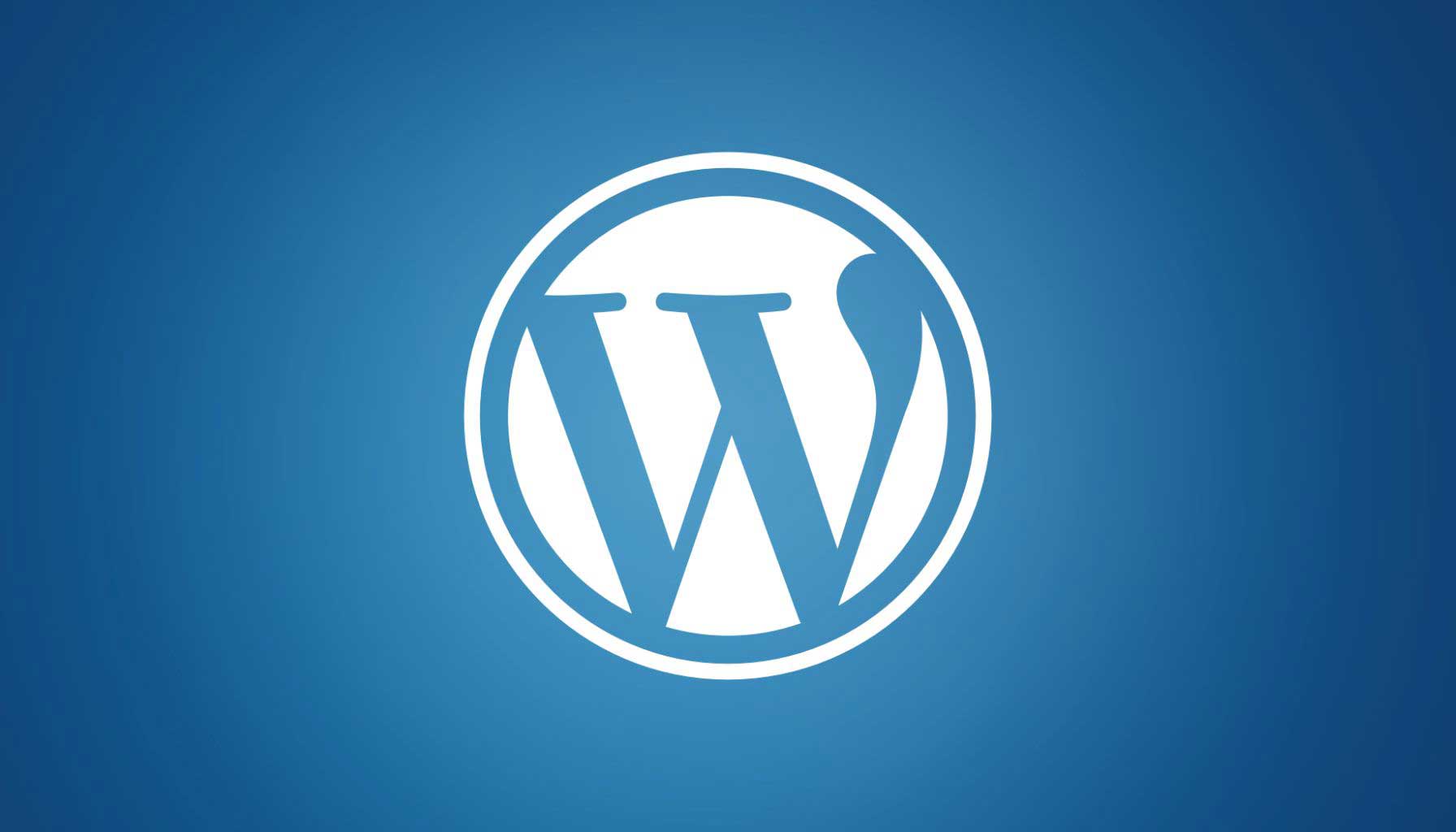A circular logo featuring the letter "W" in a stylized font, surrounded by a white outline. The background is a gradient of blue shades, creating a modern and clean appearance. The design is simple yet recognizable, often associated with web content management.
